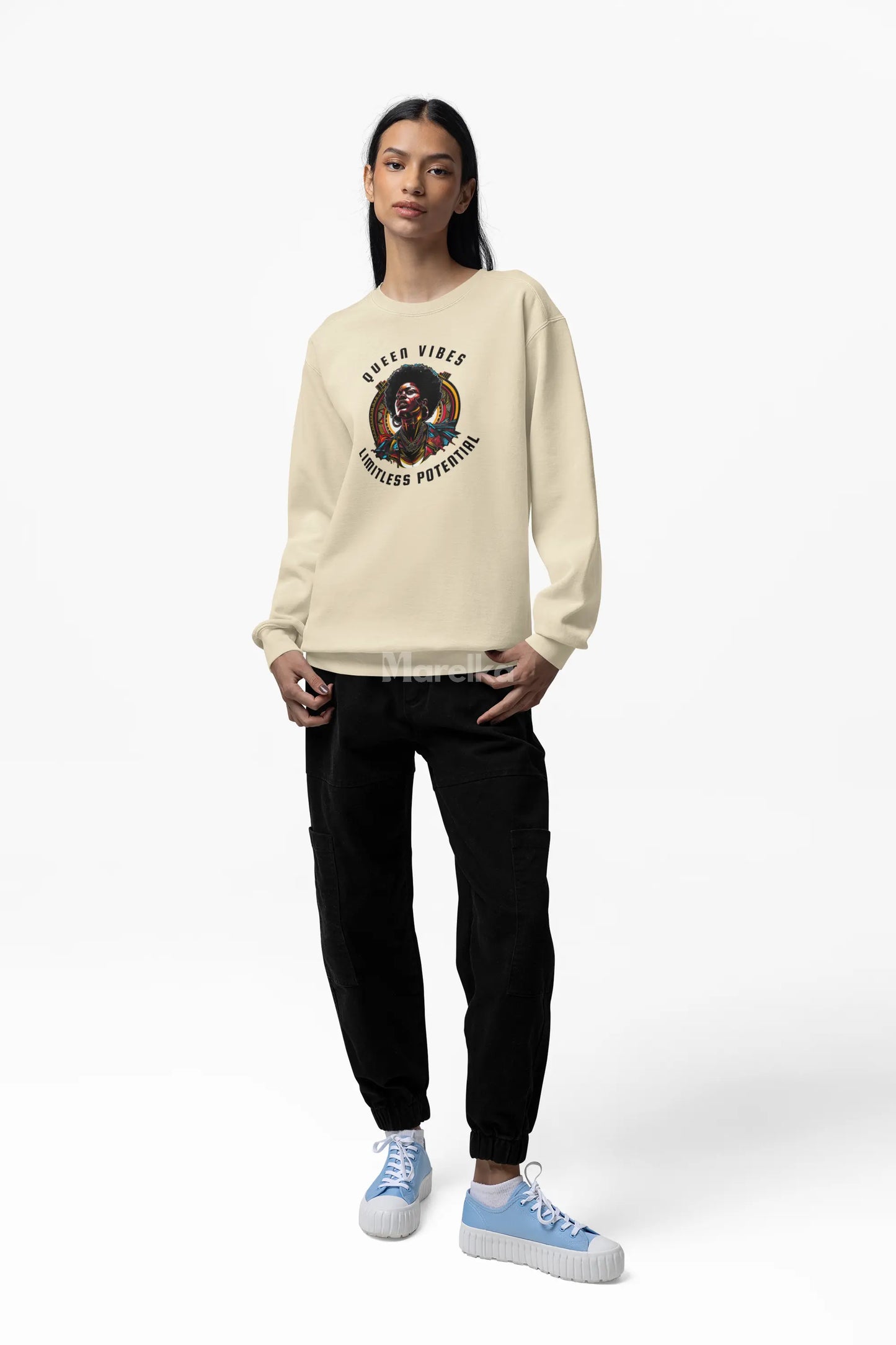 Sweatshirt Unisexe Premium - Queen Vibes | + de coloris marelka