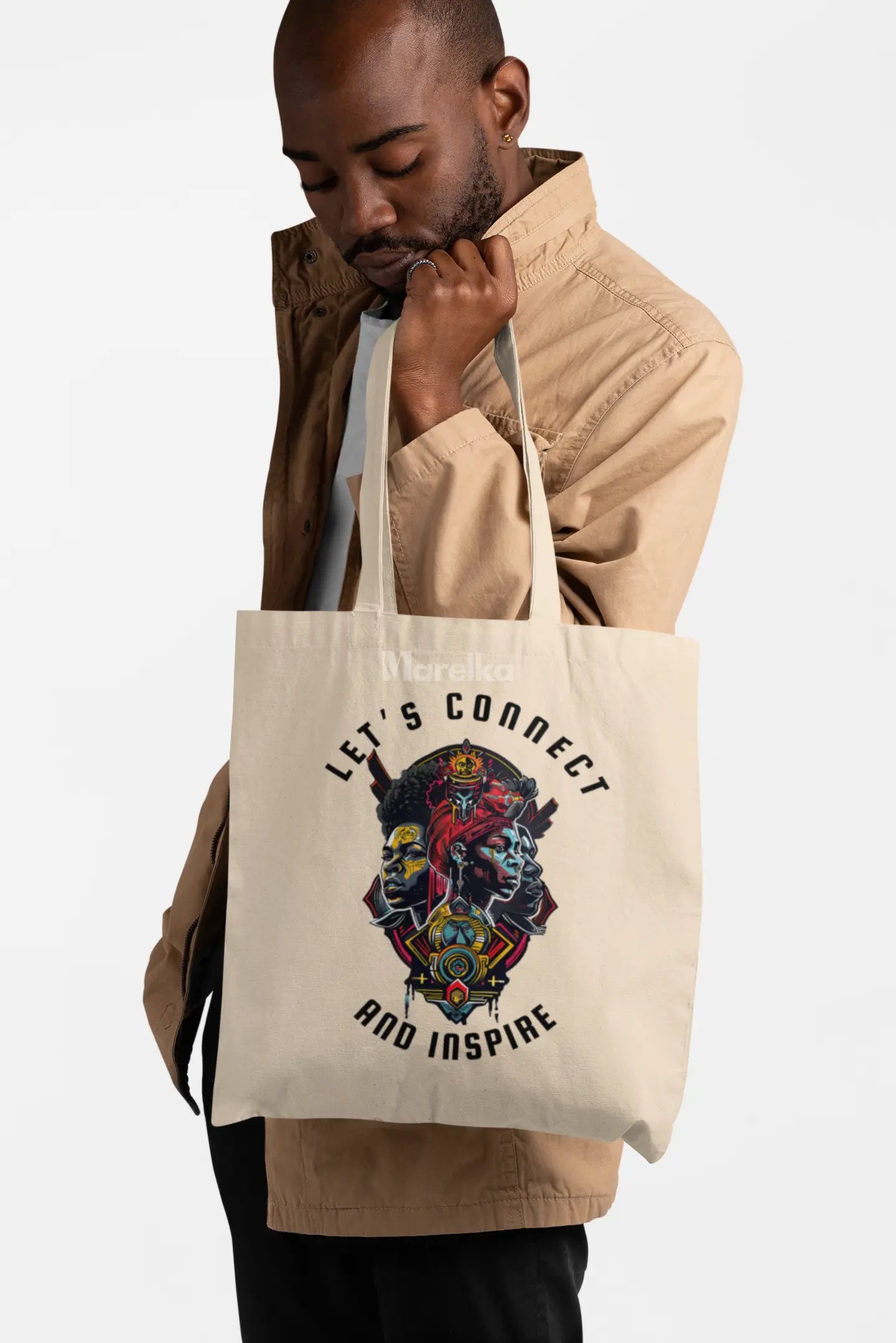 Tote Bag Bio - Connect and inspire marelka