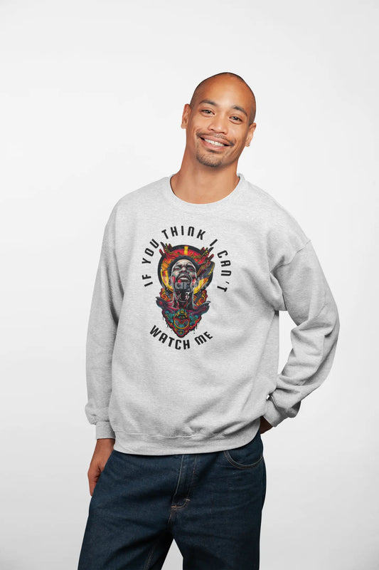 Sweatshirt Unisexe Premium - Watch me H | + de coloris marelka
