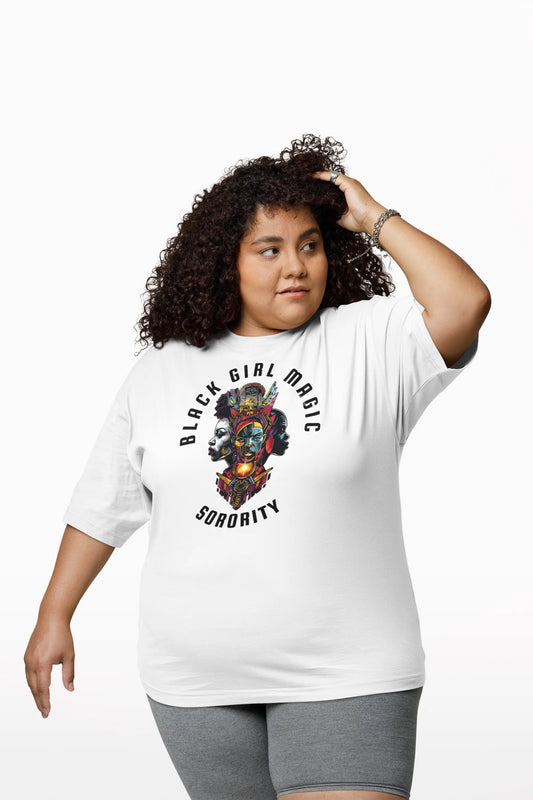 T-shirt Unisexe Bio Ajusté | "Black Girl Magic Sorority" | + coloris marelka